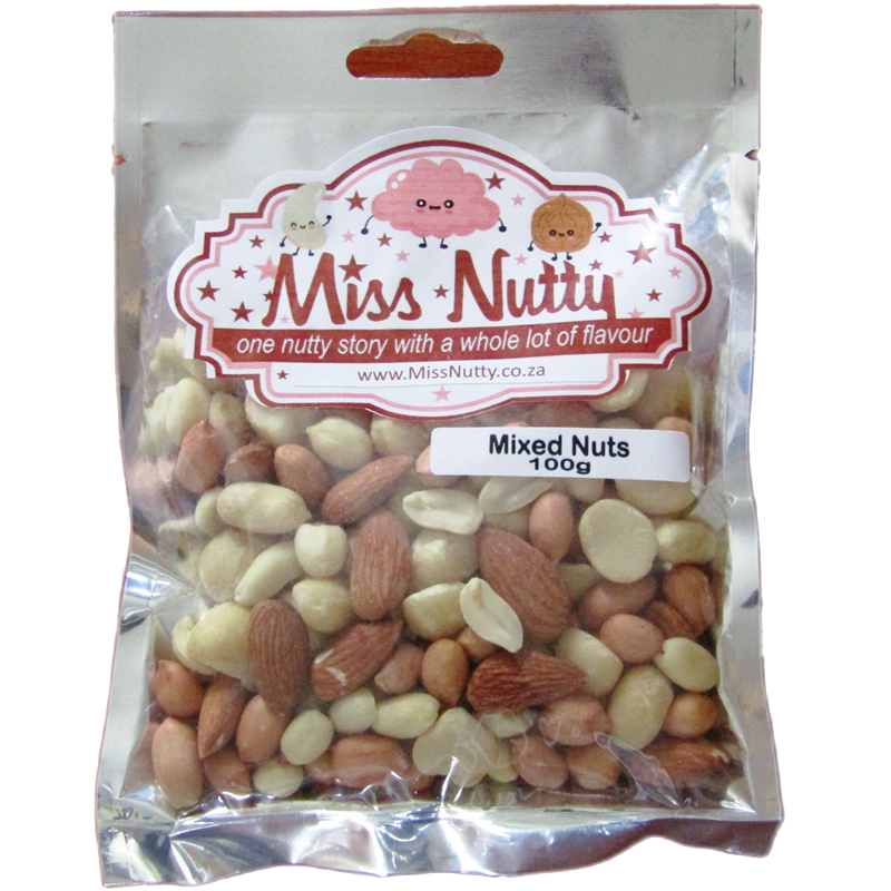 Mixed Nuts 100g - Miss Nutty