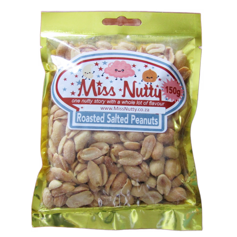 Roasted Salted Peanuts 150g Miss Nutty 5613