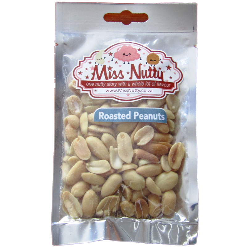 Roasted Salted Peanuts 50g Miss Nutty 8398